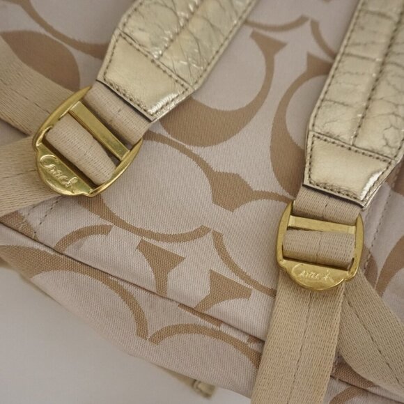 Coach Signature Poppy Appliqué Rare Limited Edition Backpack - Picture 10 of 15